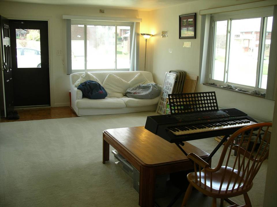 Living room from hall